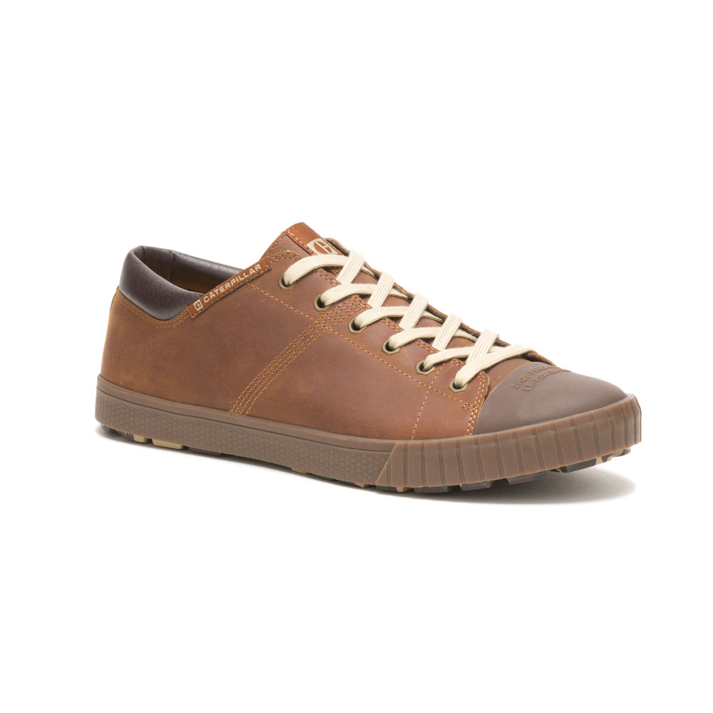 Women's Caterpillar Passport Rubber Trainers Brown Ireland YNQF97680